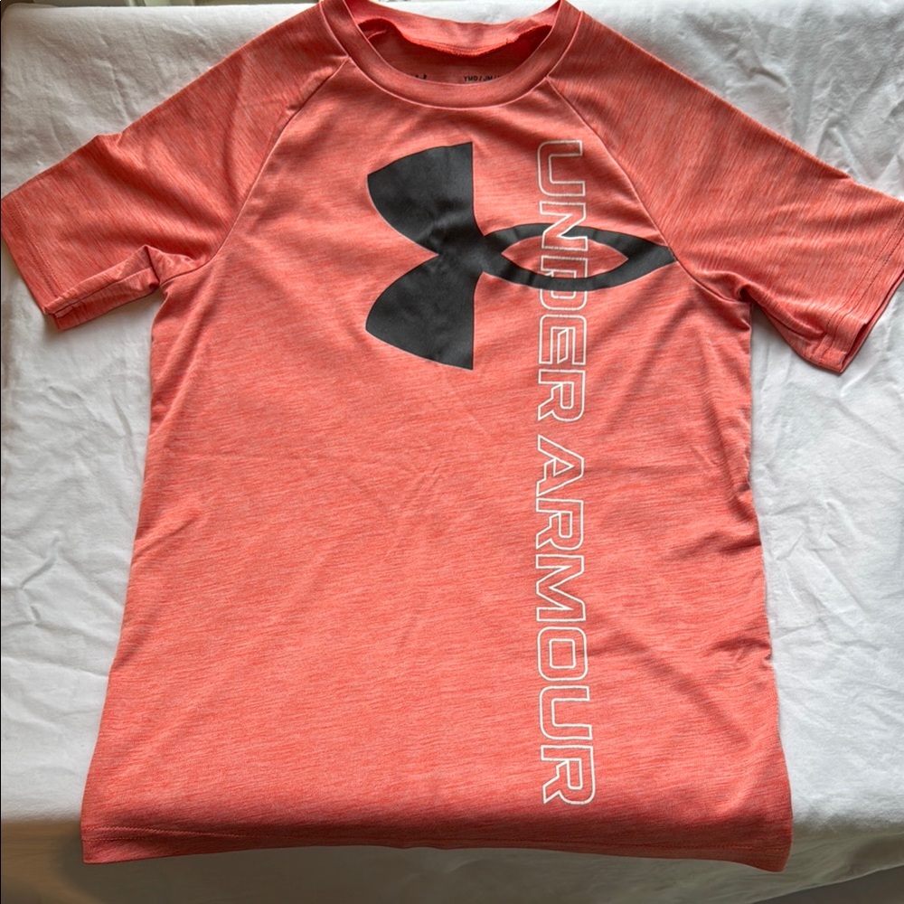 Under Armour Coral Tee with Black Logo